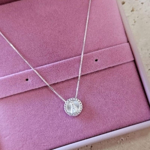 Gargantilha Veneziana com N. Sra Renda Italiana 45cm