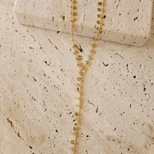 Gravatinha Bolinhas Amassadas 40cm