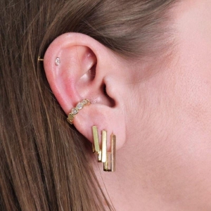 Piercing Corações Zirconia