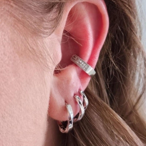 Piercing  Duas Tiras de Zirconia R