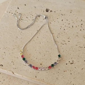 Pulseira Fio de Zirconia Colors 3mm Ajustavel