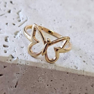 Anel Borboleta Vazada