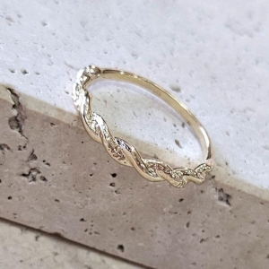 Anel Fio Duplo Torcido