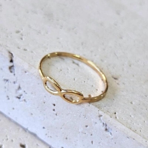Anel Infinito Aro Fino