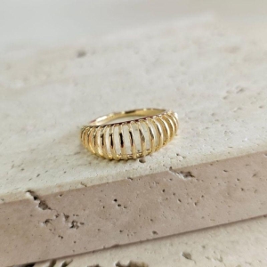 Anel Listras Vazadas Alto