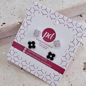 Brinco Dupla Van Cleef Misto