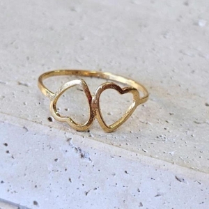 Anel Coração Invertido