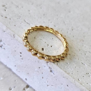 Anel Pontilhado Inteiro