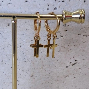 Brinco Argola 2 Cruz