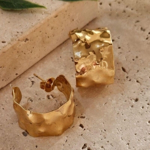 Brinco Argola Larga Orgânica