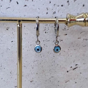 Brinco Argola Olho Grego Mini