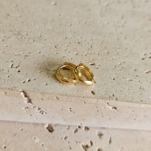 Brinco Argolinha Lisa Grossa Peq