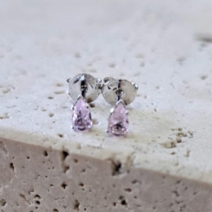 Brinco Gotinha Rosa Bebe