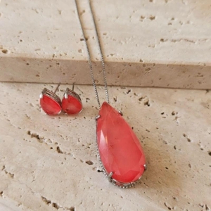 Conjunto Gota Living Coral 45cm