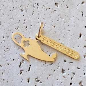 Pingente Enfermagem (2,2x1,5cm)