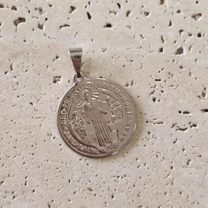 Pingente Medalha São Bento 2cm