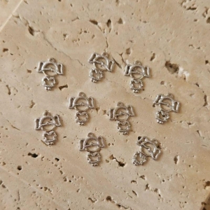 Pingente Menina p/ Montagem (1,1x1,0cm)