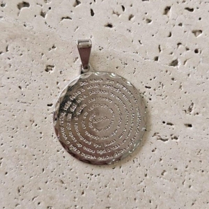 Pingente Pai NossoDiamantado 2,8cm