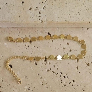 Pulseira Corações Chapinha 18cm