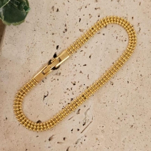 Pulseira Corrente Bolinhas