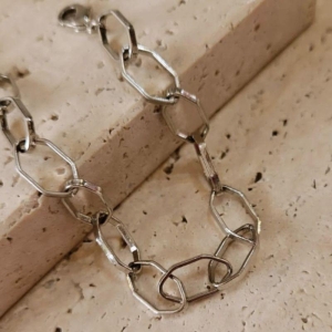 Pulseira Elo Hexagonal R