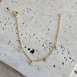 Pulseira Infantil Zirconias Penduradas 14