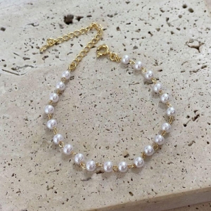 Pulseira Pérolas Mini 18cm