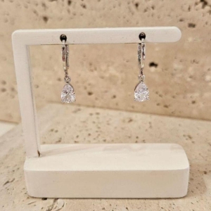 Brinco Argola Gota Cristal R