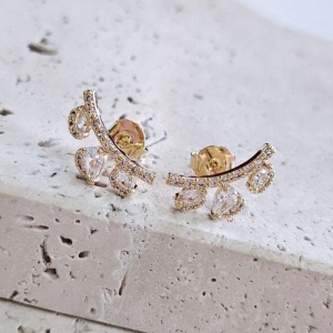 Brinco Mini Ear Cuff Folhas