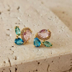 Brinco Três Gotas Colors