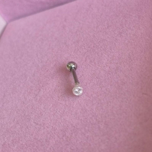 Piercing Ponto de Luz Cravação Inglesa 2mm