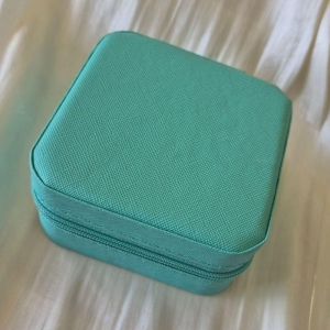 Porta Joia Mini Quadrado Tifanny 10x10x4,5cm