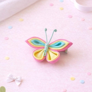 Presilha Borboleta Colorida