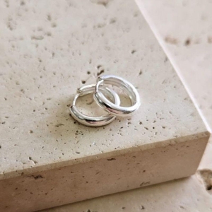 Brinco Argola Lisa G Prata