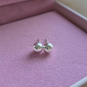 Brinco Bolinha 7mm Prata