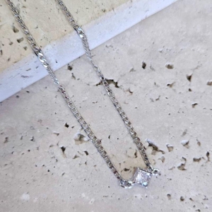 Choker Correntaria com Zircônia Quadrada