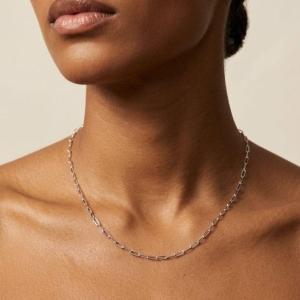 Gargantilha Cartier Longa Diamantada 0,60mm - 45cm