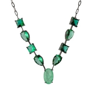 Choker Geometrica Esmeralda
