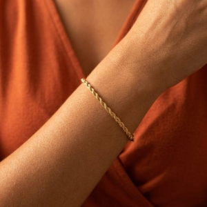 Pulseira Cordão Baiano 18cm - 3mm