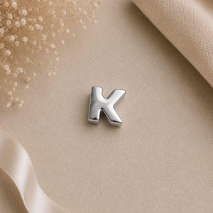 Pingente Letra Vazada para Correntaria K (1,0cm)