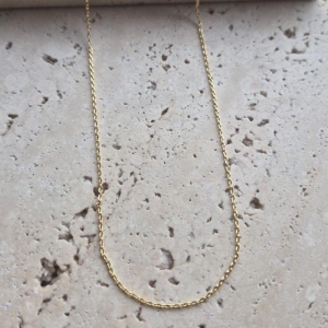 Corrente Cartier Diamantada Fininha 60cm