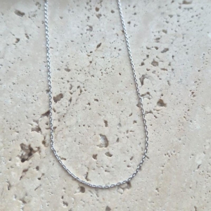 Corrente Cartier Diamantada Fininha 60cm