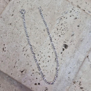 Pulseira Masculina 3x1 Batida Lisa 0,60mm - 21cm