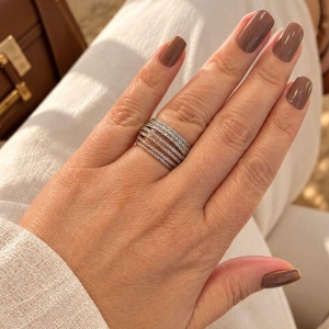 Anel Cravejado Micro Zirconias N17