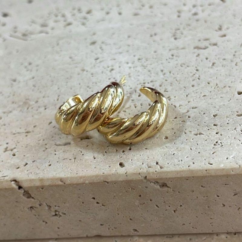 Brinco Argola Croissant Médio