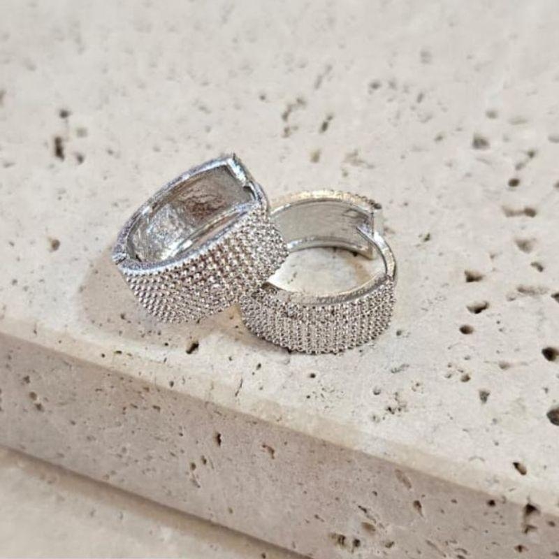 Brinco Argola Grossa Pontilhada Gde