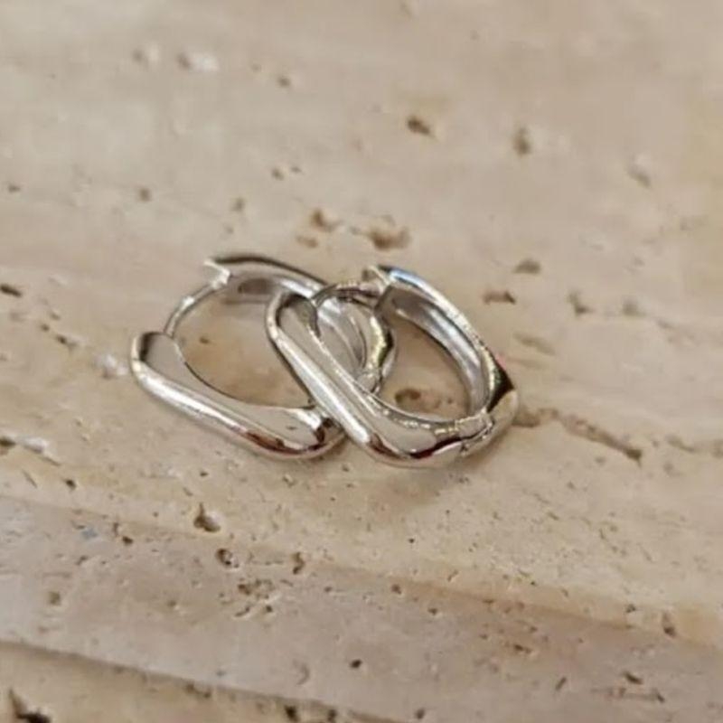 Brinco Argola Quadrada Grande