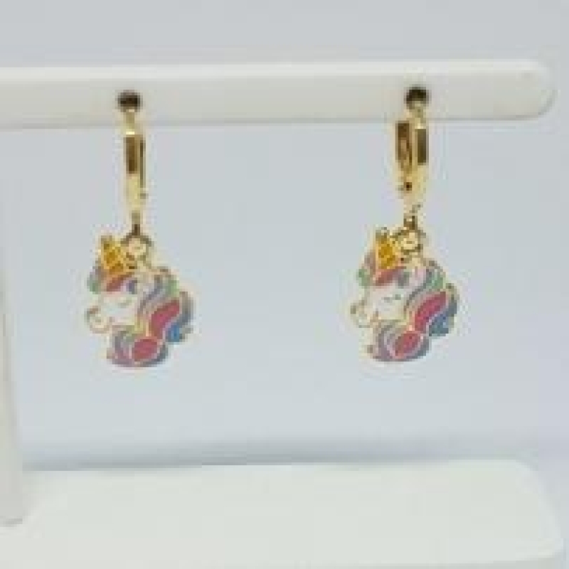 Brinco Argola Unicórnio 