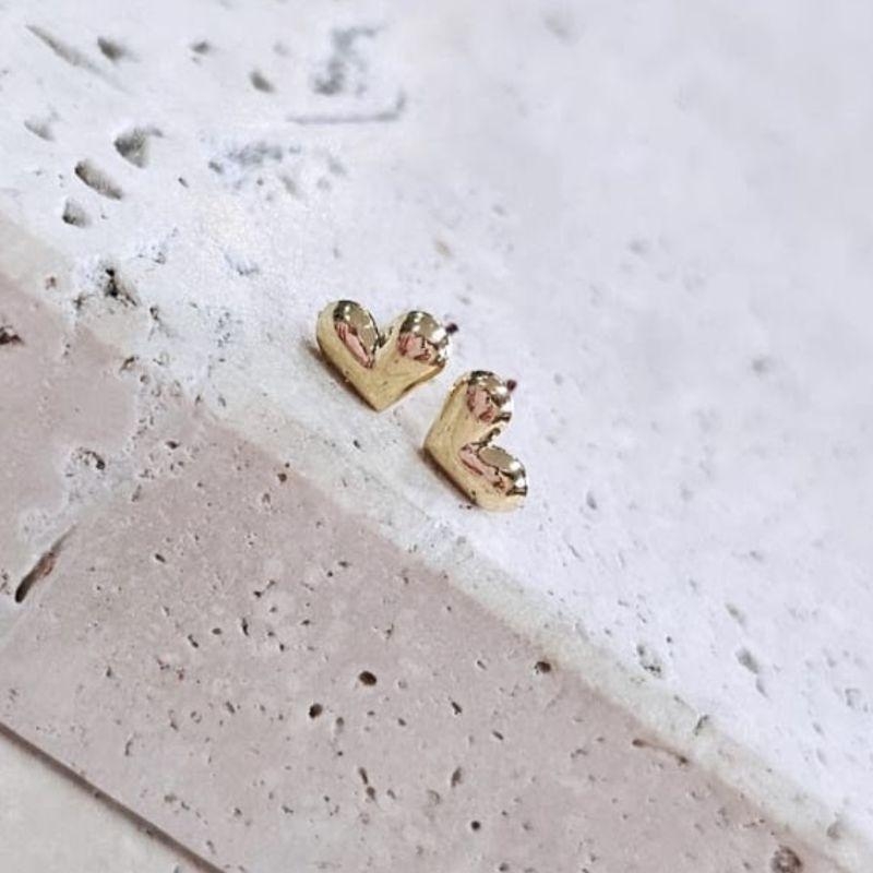 Brinco Coração Gordinho Mini