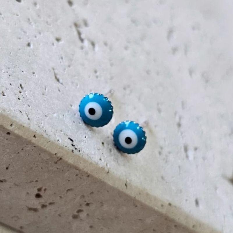 Brinco Olho Grego Resina